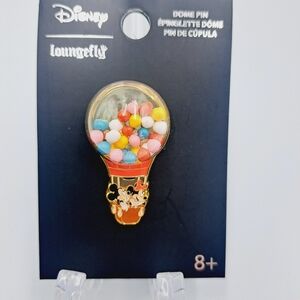 Loungefly Mickey & Minnie Mouse Hot Air Balloon Dome Trading Pin